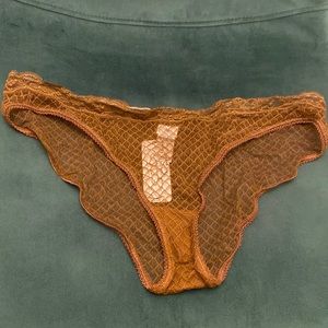 Eres brown lace underwear - new with tags